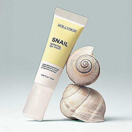 Крем для шкіри навколо очей HOLLYSKIN Snail з муцином равлика